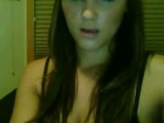 Cute teen on webcam