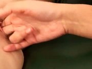 Two girls fisting one tight pussy