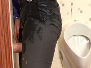 Kety Pearl covered in cum at a gloryhole