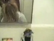 Blonde Slut Bends Over In Bathroom