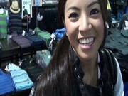 Asian teen does first porn