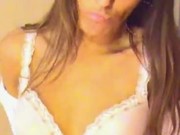 Sexy webcam hostess masturbating