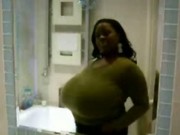 Big Black Tits in Tight Top Tease the fuck out of us