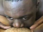Black man licks pussy in homemade reality sex with girl next doo