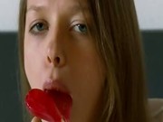 18yo russian teen with lollypop