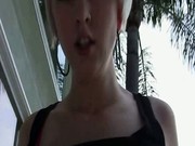 Naive freshman sucks cock