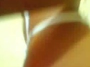 Sexy black chick teasing and toying her pussy