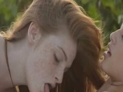 Ultra hot lesbians licking their cunt