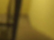 Sexy hardcore scene on balkony