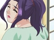 Horny busty anime milf gets licked her wetpussy and assfucked