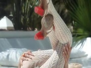 Hungry dream of beautiful wow blonde