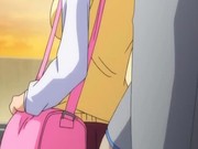 Cute hentai schoolgirl hot fucked in the public train