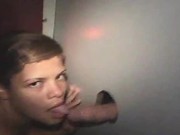 Wild Amateur Girl Sucking Dick At A Glory Hole