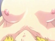 Busty hentai maid hard fucking by shemale anime and dripping cum