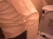 Hot Japanese Girl In Toilet Masturbating