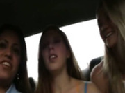 Tenn college girls bang in cars