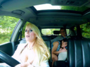 Teens In The Backseat - Angel Wicky - Jimena Lago - Brazzers HD